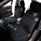 Накидки на автомобильные сиденья, из 49 полиэстера, с рисунком бабочки, универсальный чехол для автомобильных сидений шт.