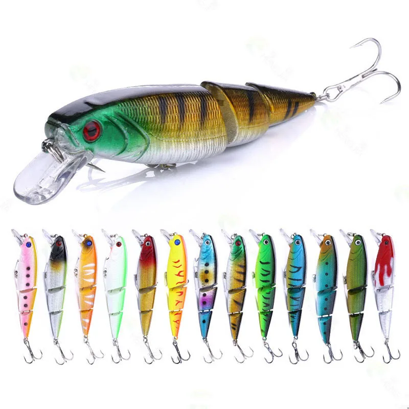 

1 шт., трехсегментная приманка для рыбной ловли, 10,5 см/15 г