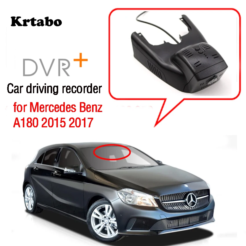 

The new Car Wifi Mini DVR Driving Video Recorder Dash Cam For Mercedes Benz A180 2015 2016 2017 for GLA260 2015 Novatek 96658 HD