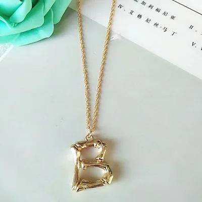 26 буквенная вешалка ketting gouden hamer metaal A-Z eerste minimalistische mode вешалка Twist ketting sieraden