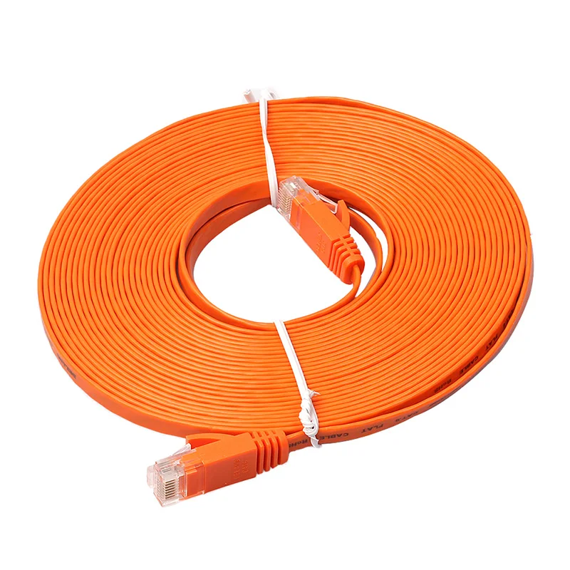

Ethernet CAT6 Internet Network Flat Cable Cord Patch Lead RJ45 For PC Router