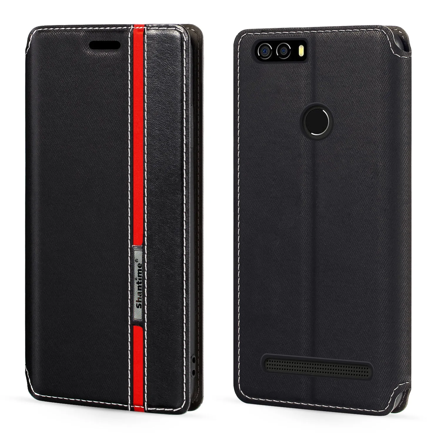 

For Leagoo Kiicaa Power Case Fashion Multicolor Magnetic Closure Leather Flip Case Cover with Card Holder 5.0 inches