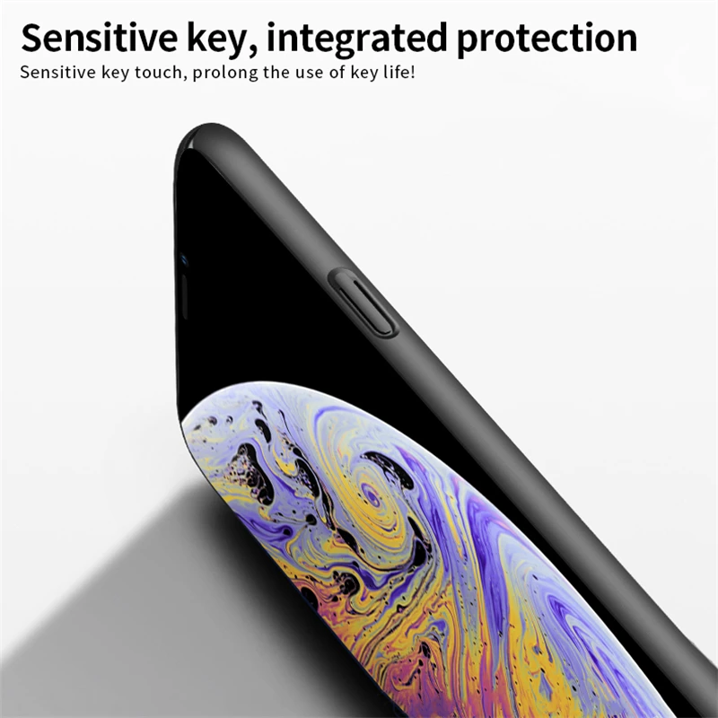 Для iPhone SE 2020 Чехол Жесткий ПК Тонкий против отпечатков пальцев тонкий гладкий для