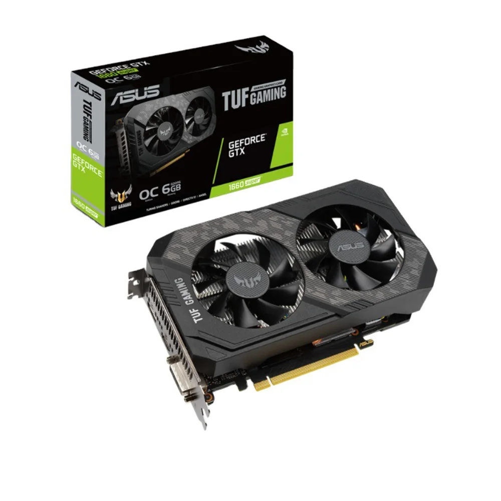 

New ASUS GTX 1660 SUPPER TUF GAMING OC 6GB GDDR6 Graphics Card GTX1660