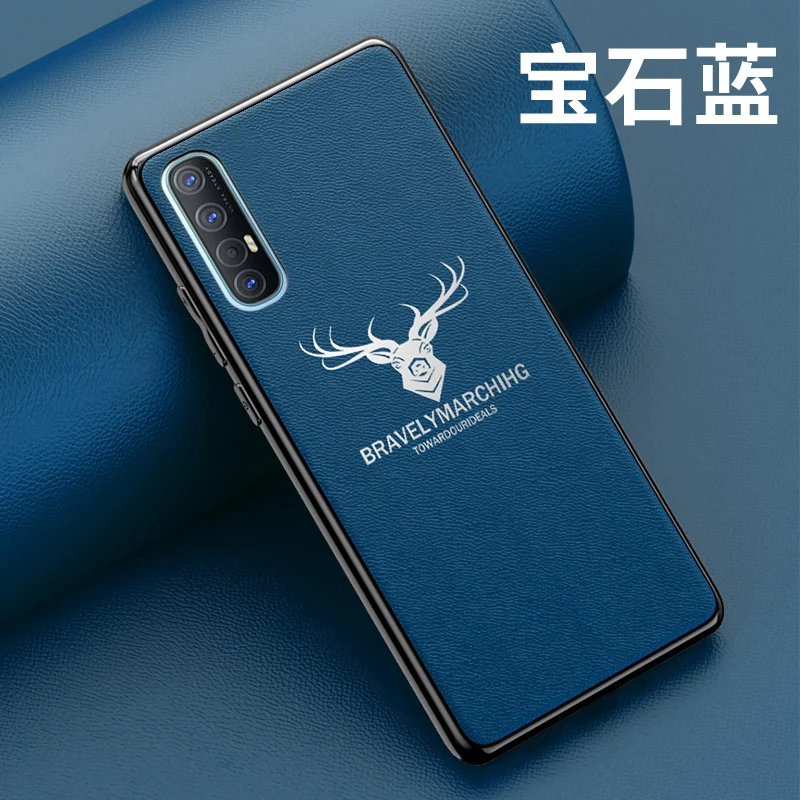 Роскошный оленьей кожи Мягкий чехол для OPPO K3 K5 A91 A8 A11X F11 A5 A92 A52 R17 Рино 4 3 Pro Realme X50