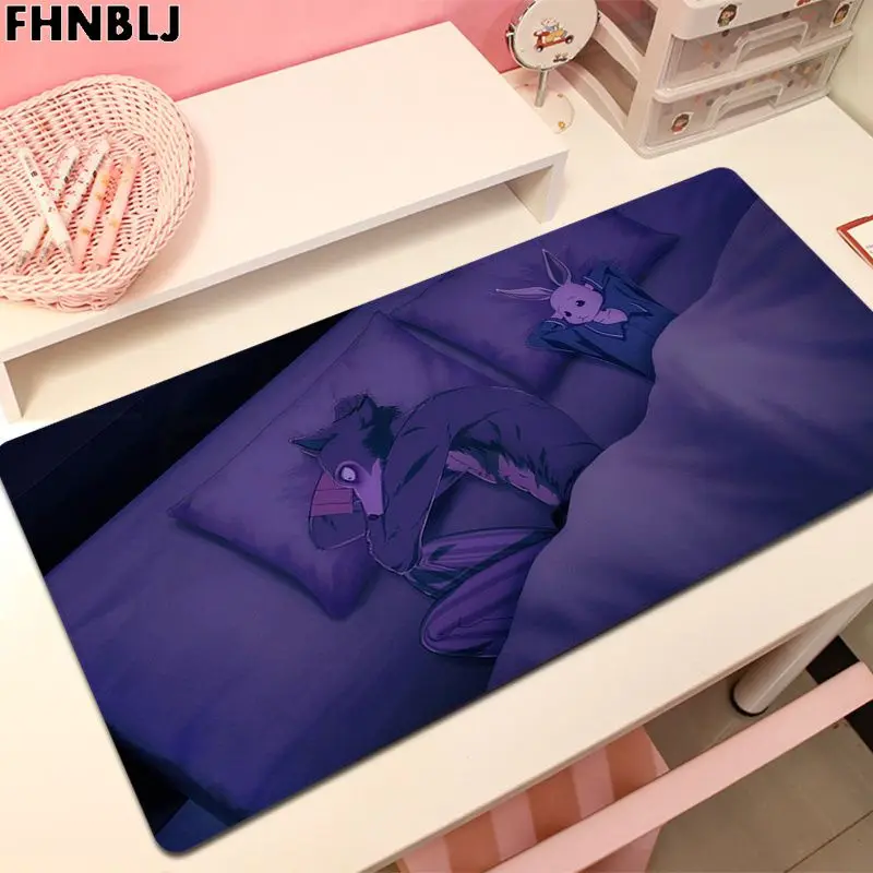 

FHNBLJ BEASTARS Non Slip PC Silicone large/small Pad to Mouse pad Game Size for CSGO Game Player Desktop PC Computer Laptop