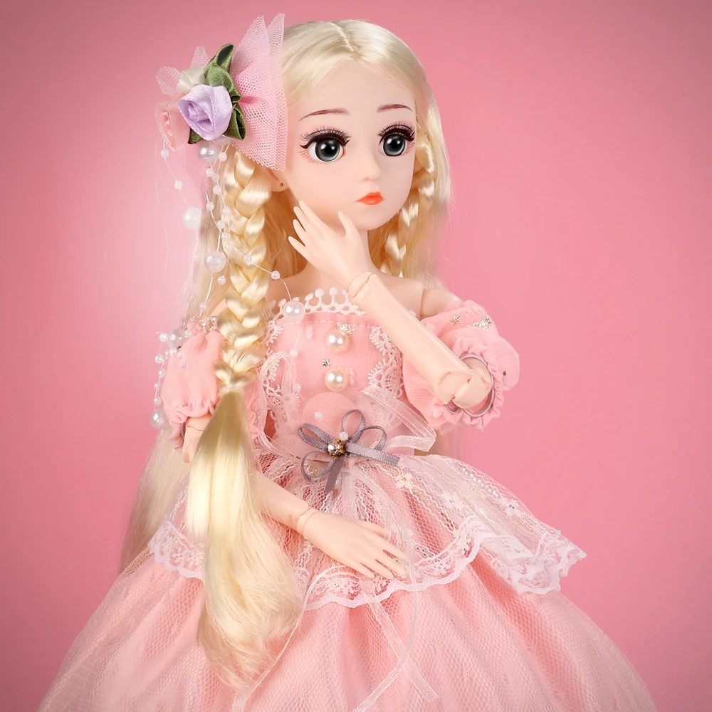 Кукла BJD куклы 1/4 45 см 18 дюймов шарнирные с одеждой обувь парик макияж для волос