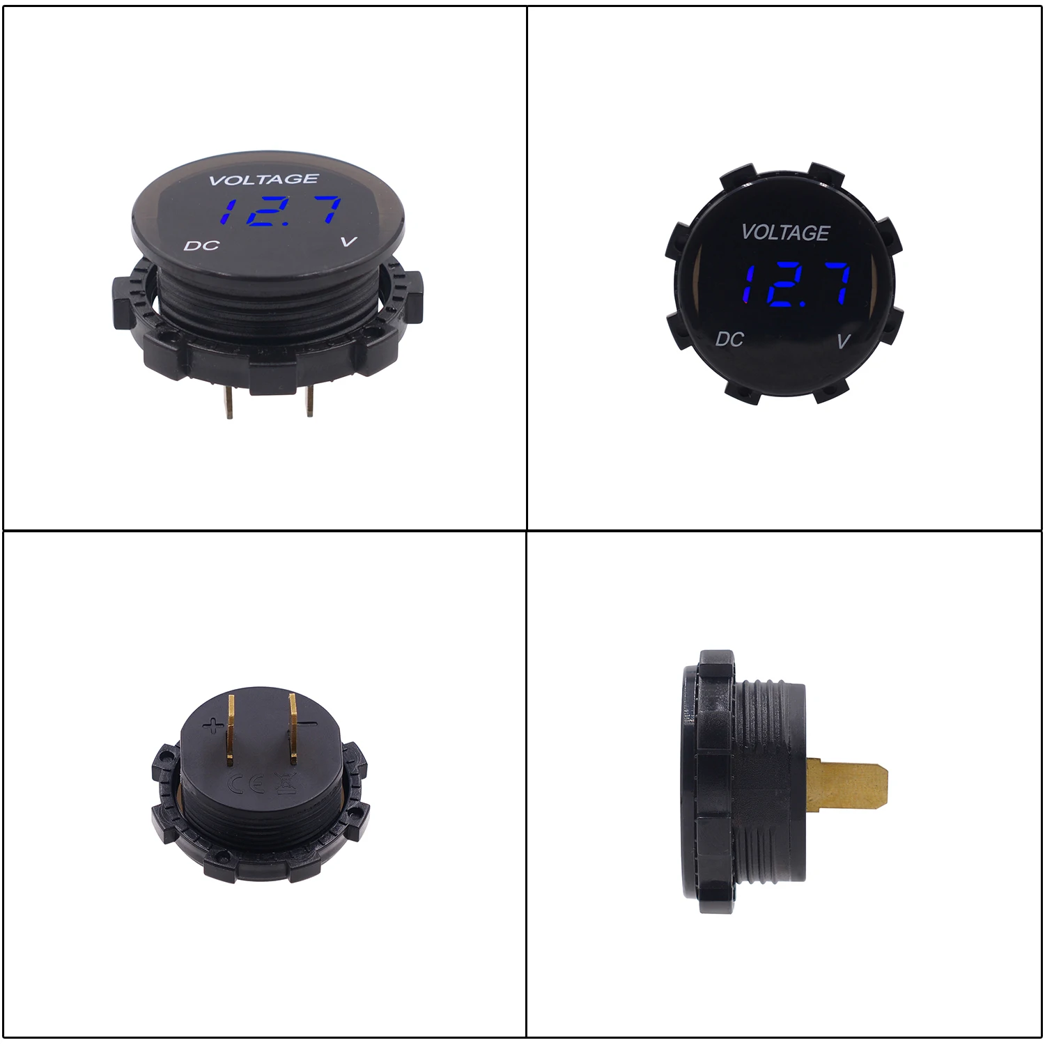 DC 12 V-24 V Цифровой Панель вольтметр тестер Led Дисплей для авто мотоцикла Лодка ATV грузовик ремонт аксессуары
