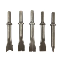 5pcs10cm round shank chisels air hammer chisel set masonry and concrete demolition tool suitable for 150190250 air hammer