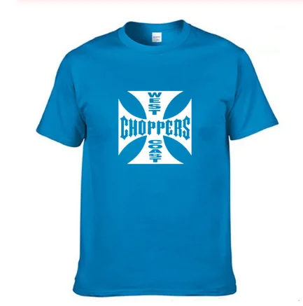 

2020West Coast Choppers Printed T Shirt Men Summer New Fashion Harajuku O-Neck Casual Cotton Short Sleeve Hip Hop brand Men Tshi