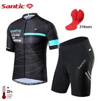 santic men cycling suits cycling shorts jersey sets summer mtb bicycle cycling clothing mountain bike wear clothes