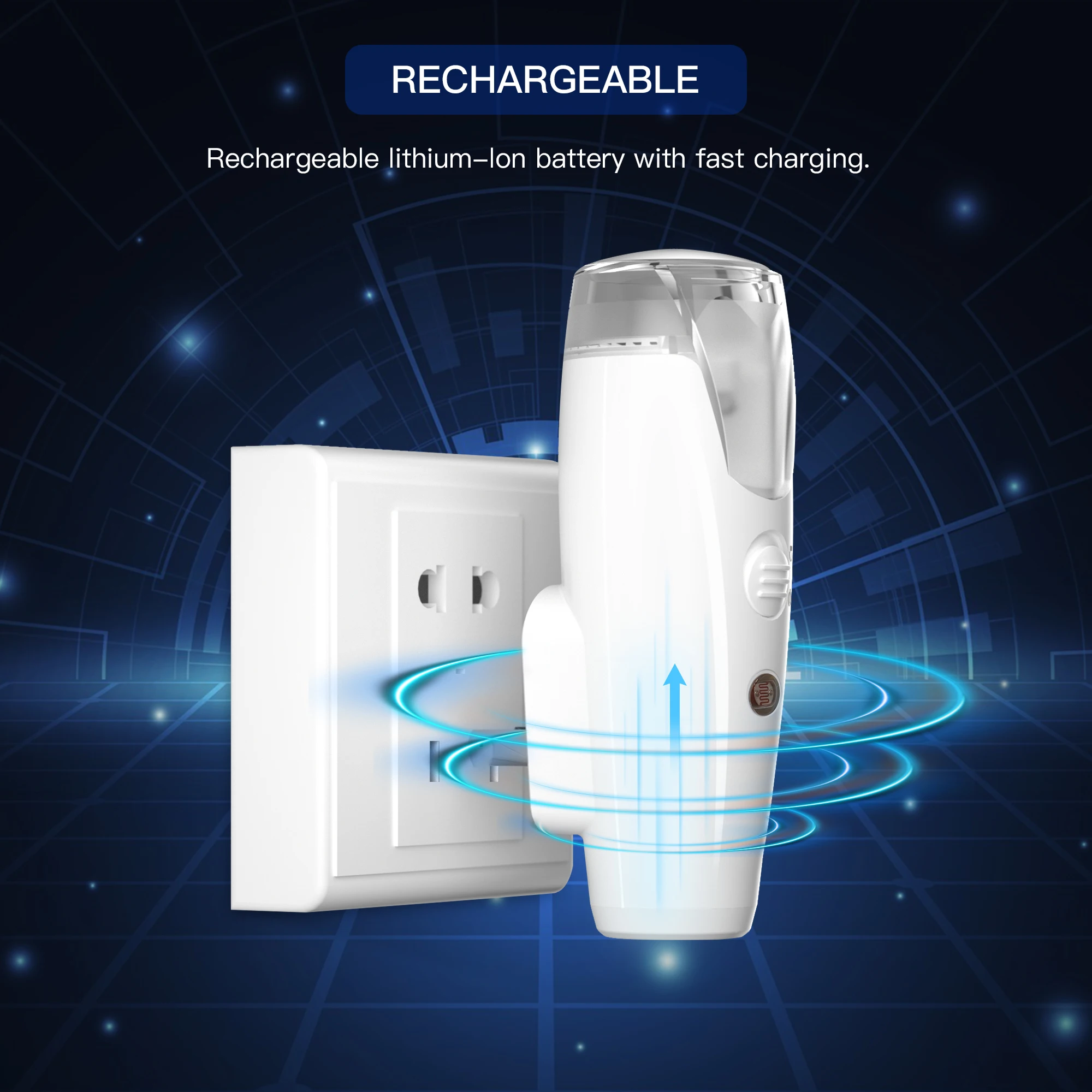 구매 THOVAS LED 손전등 충전식 휴대용 야간 조명 핸드 헬드 손전등, 토치 랜턴 작업 조명 비상 조명 읽기