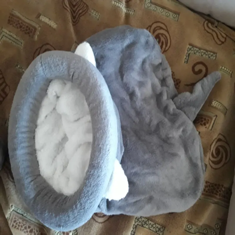 Теплый коралловый флисовый спальный мешок для кошек, кровать для щенков, маленьких собак, домашних животных, коврик для кошек, кровать для питомника, мягкая теплая спальная кровать, товары для домашних животных