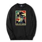 Толстовка мужская с капюшоном и принтом Невероятные приключения Джоджо, Свитшот со стоячим воротником, уличная одежда в стиле Харадзюку, осень-весна, 2019