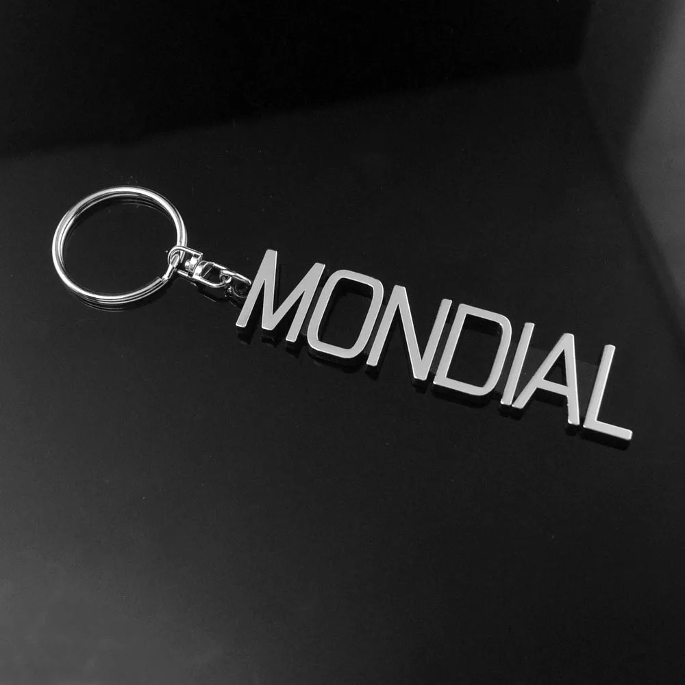 Брелок из сплава с алфавитом Стайлинг автомобиля кольцо для ключей Ferrari Global 3 2