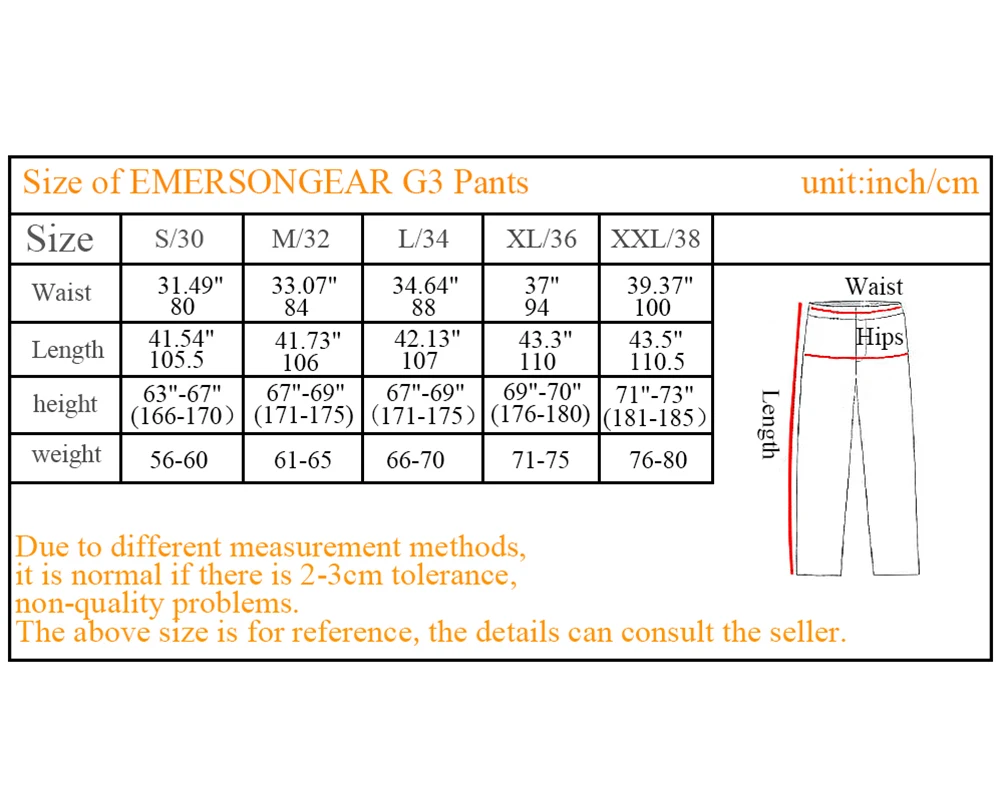 EMERSONGEAR G3 New Combat Pants Hunting Military Army Trousers Tactical Combat Pants with Knee Pads emerson EM9351
