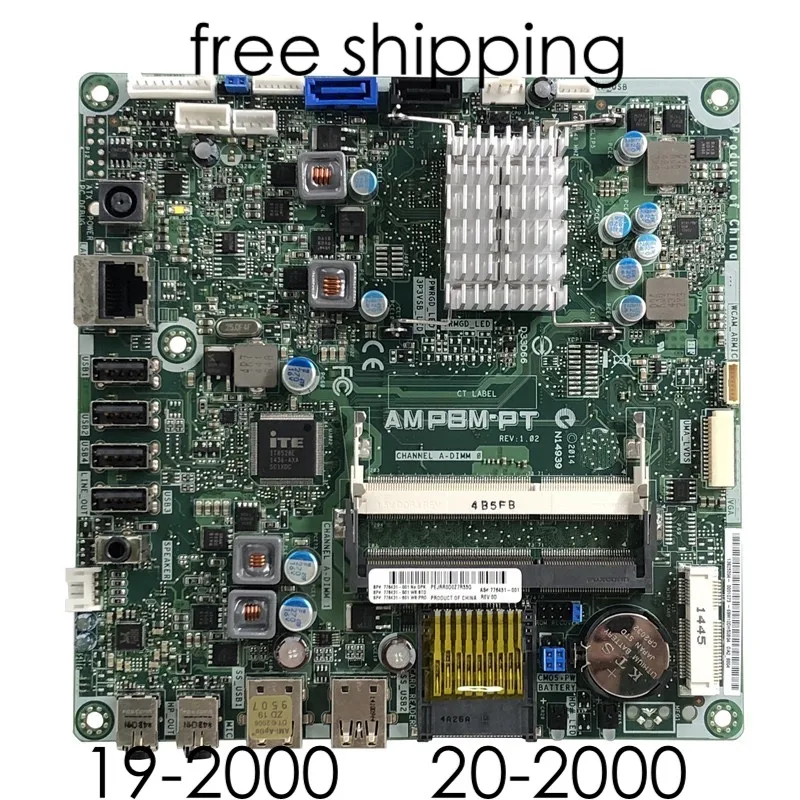 

729134-001For HP 19-2000 20-2000 AMPKB-PT Desktop Motherboard 729134-501 729134-601 Mainboard 100%tested fully work