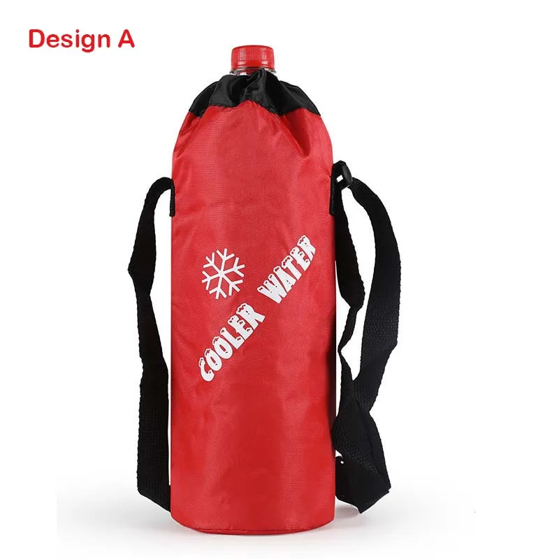 Red Design A Детские термогрелки для бутылочек для кормления, сумка-тоут для мам, небольшая сумка для коляски, зимний держатель, подвесная сумка-холодильник для бутылочек - Цвет: Red Design A