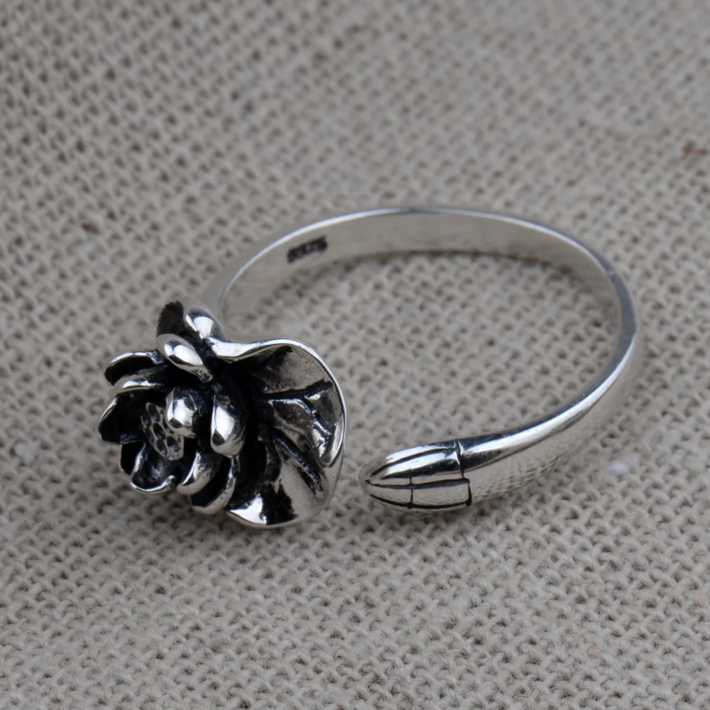 Мифический возраст реального 925 пробы серебра с рисунками в китайском стиле