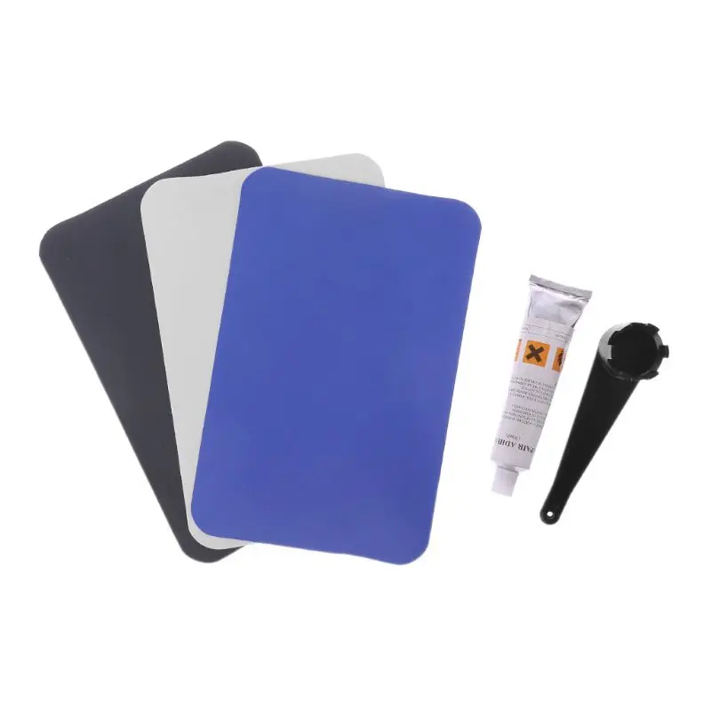 

Inflatable Boat Swimming Pool Kayaking PVC Puncture Repair Patch Glue Kit Adhesive Canoe Valve Wrench H053