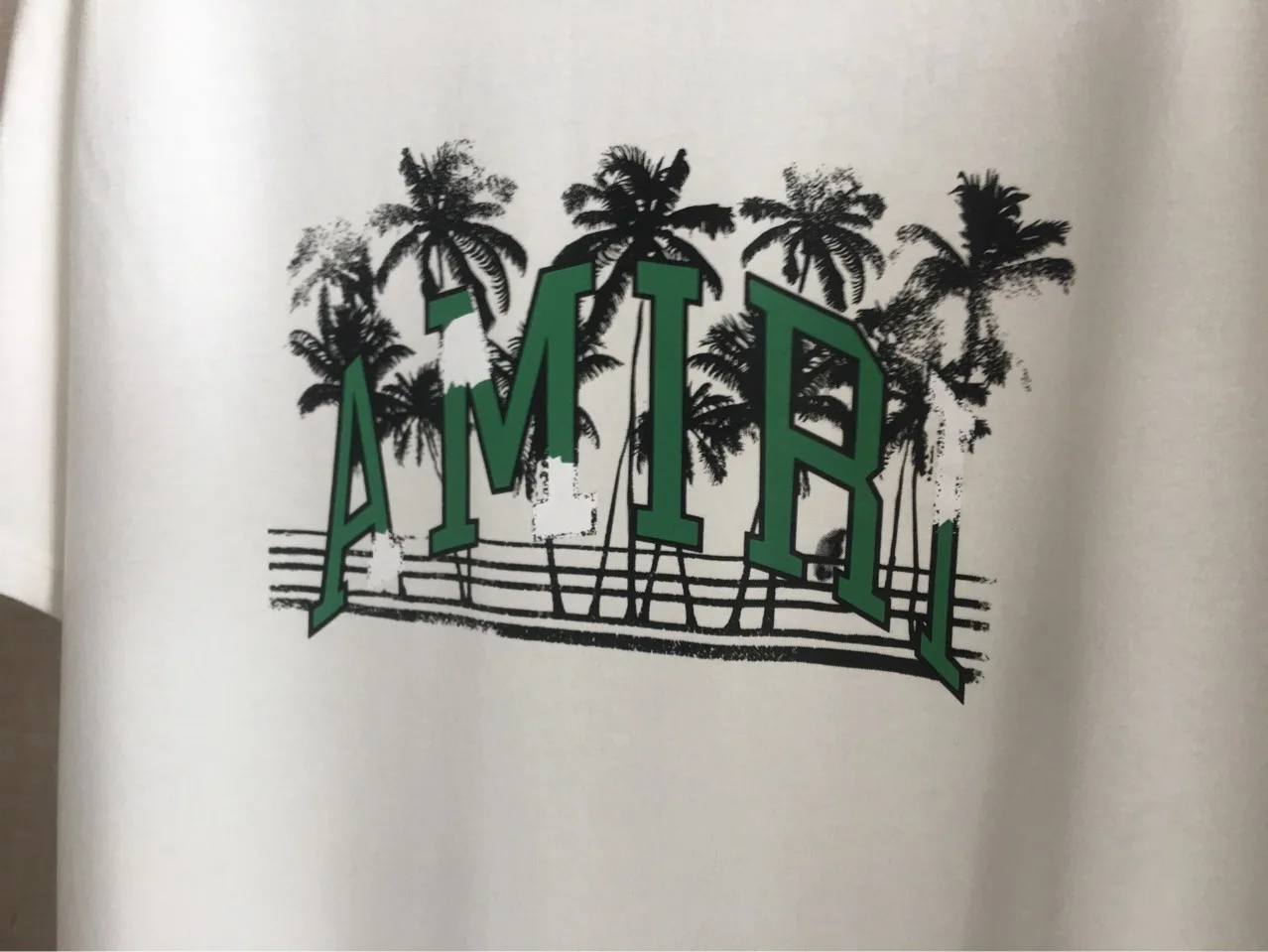 

T-shirt 2021 New Palm Tree Logo Printing Black and White T-shirt Men Women 1:1 Best Quality Casual Sports Top Tees