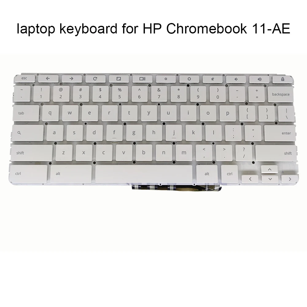Английский (США) Замена клавиатуры для HP Chromebook X360 11 AE L31504 001 Клавиатура ноутбука
