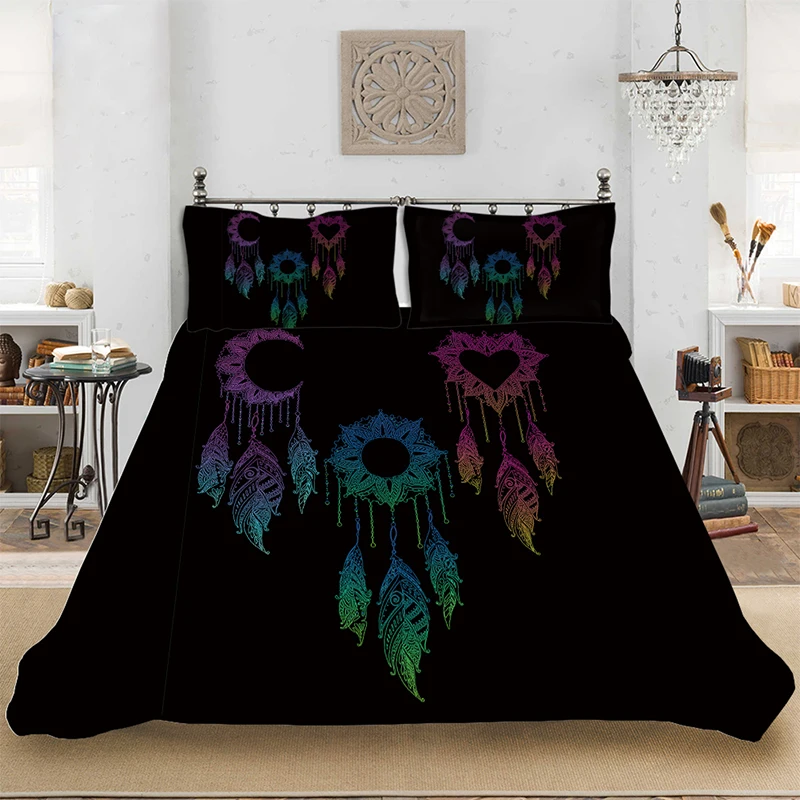 3D HD Печать Утешитель Ловец снов шаблон Комплект постельного белья включая