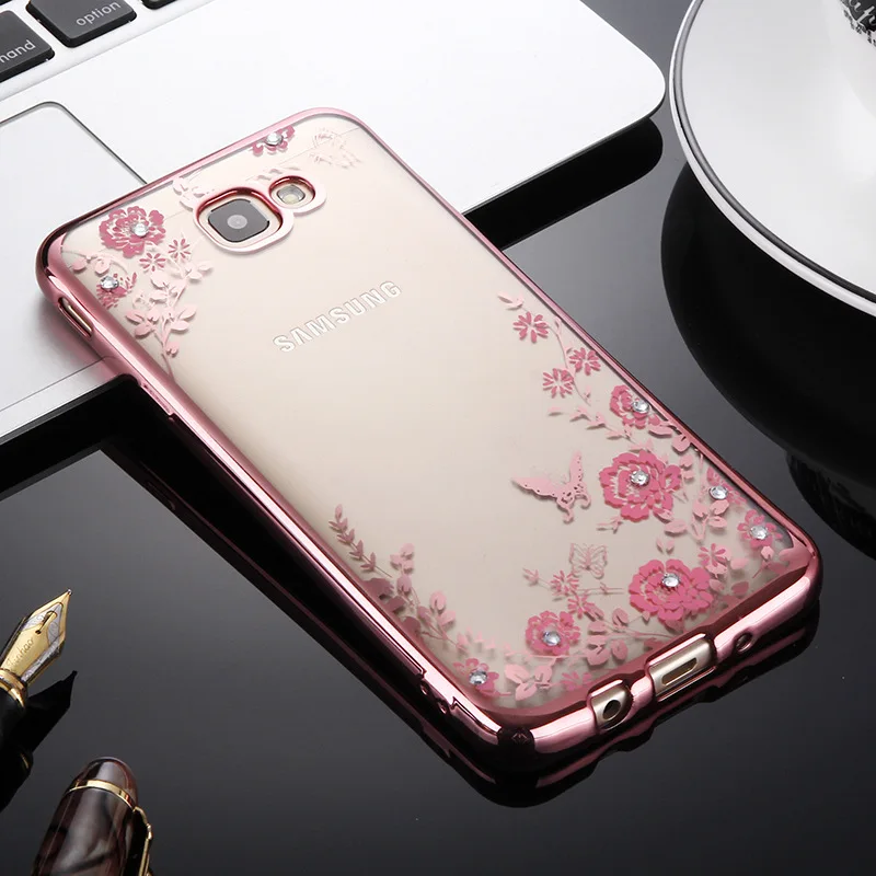 Роскошный чехол из ТПУ с цветочным узором чехол для samsung Galaxy S9 S9 плюс S8 A8 A8+ плюс A3 A5 A7 J3 J5 J7 Note 8 S6 S7 края Обложки