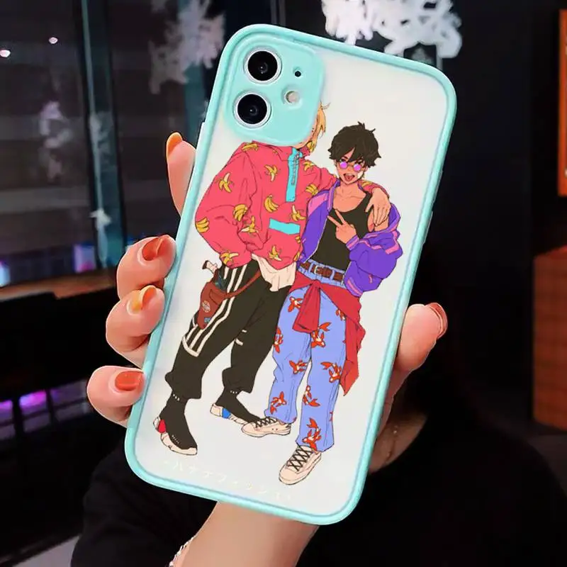

Japan Anime Banana Fish Anime art Phone Cases Matte Transparent for iPhone 7 8 11 12 s mini pro X XS XR MAX Plus cover funda