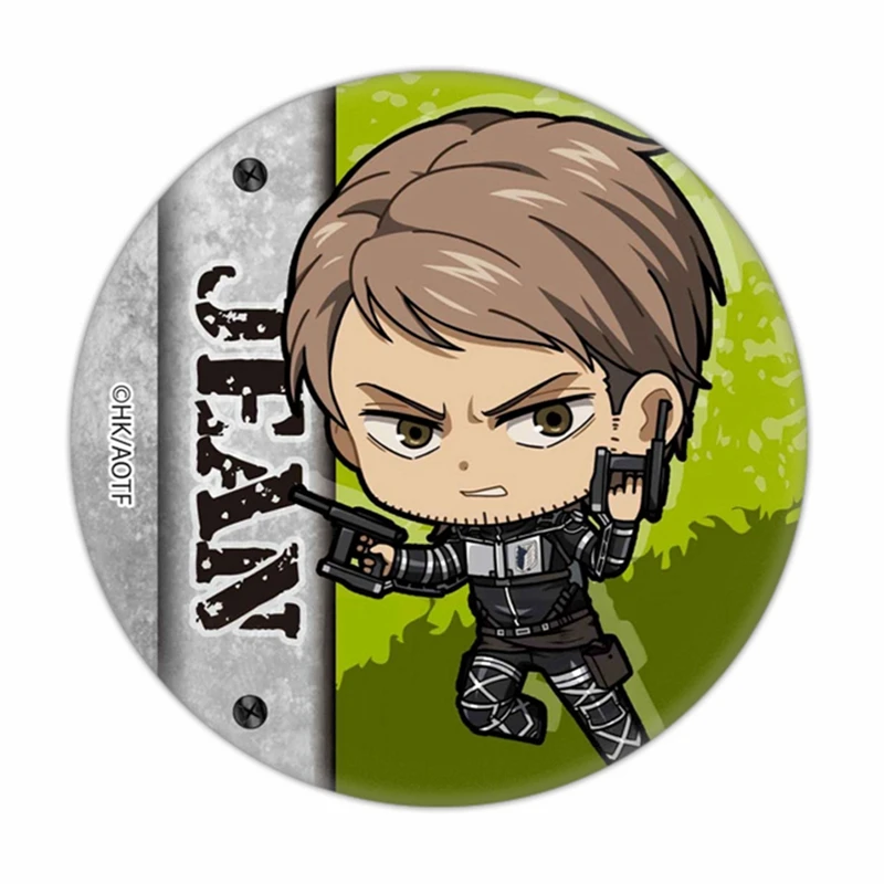 Значок аниме Атака Титанов Армин Арлен Эрвин Смит Зои Ханс Жан кирштейн |