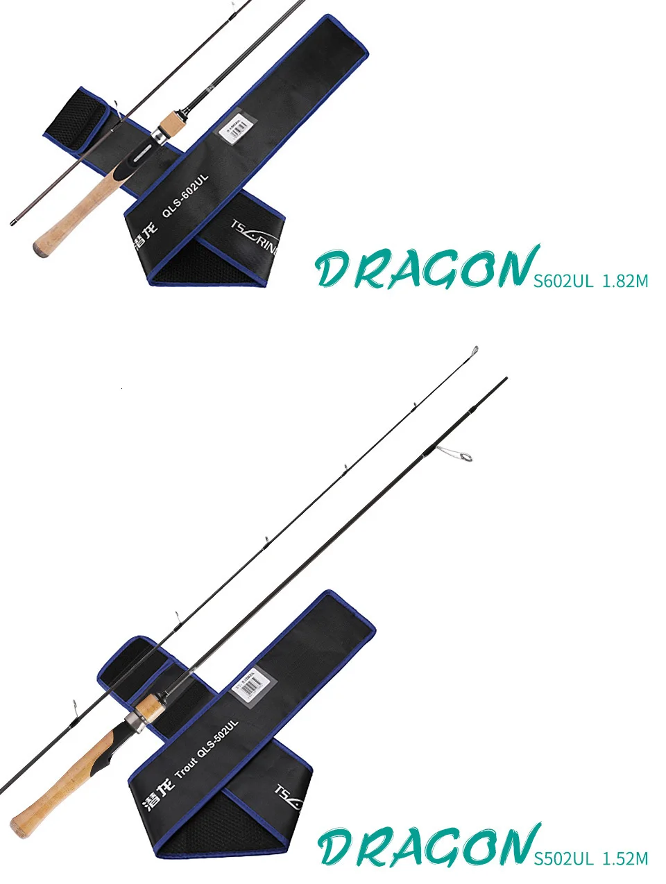 TSURINOYA Dragon 1,82 м карбоновая удочка, спиннинг, литье, приманка, вес 1-8 г, UL, удочка для морской рыбалки, удочка для быстрого действия