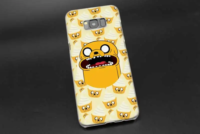 Sheli Adventure Time с Финном Джейком прозрачный Note 10 9 pro Жесткий чехол для samsung S4 S5 S6 S7 S8 S9 S10 Plus Edge Mini