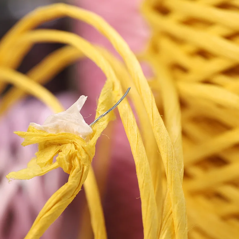 40 м/рулон цветная железная проволочная бумажная веревка товары для рукоделия