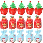 Рождественские украшения, подарочные коробки, Санта Клаус, рождественская елка, Упаковочные сумки, новогодние 2019, рождественские сумки для конфет, Navidad 2019 kerst