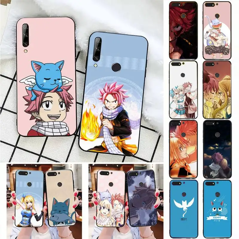 

FHNBLJ Anime Fairy Tail Phone Case For Huawei Honor 7A 7C 8 8x 9 10 20lite Fundas Coque for Honor 10i 20i Capa