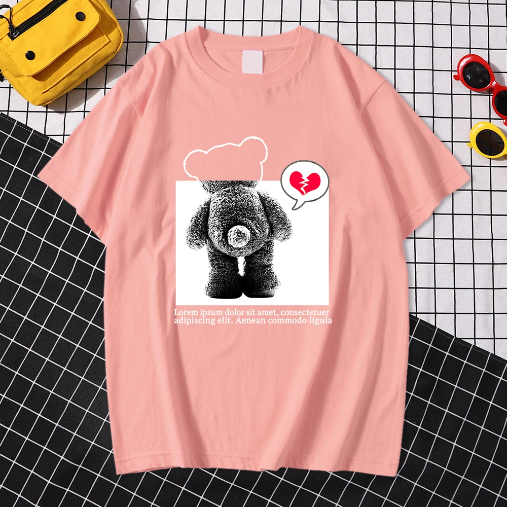 Мужские футболки с милыми мультяшными игрушками и медведем крутая Винтажная