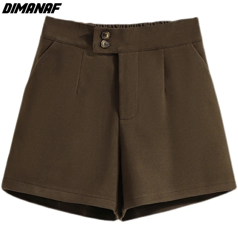 

Женские свободные штаны из хлопка DIMANAF, повседневные однотонные брюки с поясом на резинке, шаровары большого размера для осени и зимы, 2021