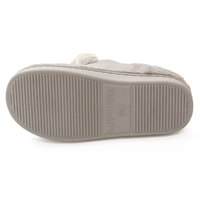 Домашние теплые женские тапочки милые домашние с мехом лисы и единорога Сезон