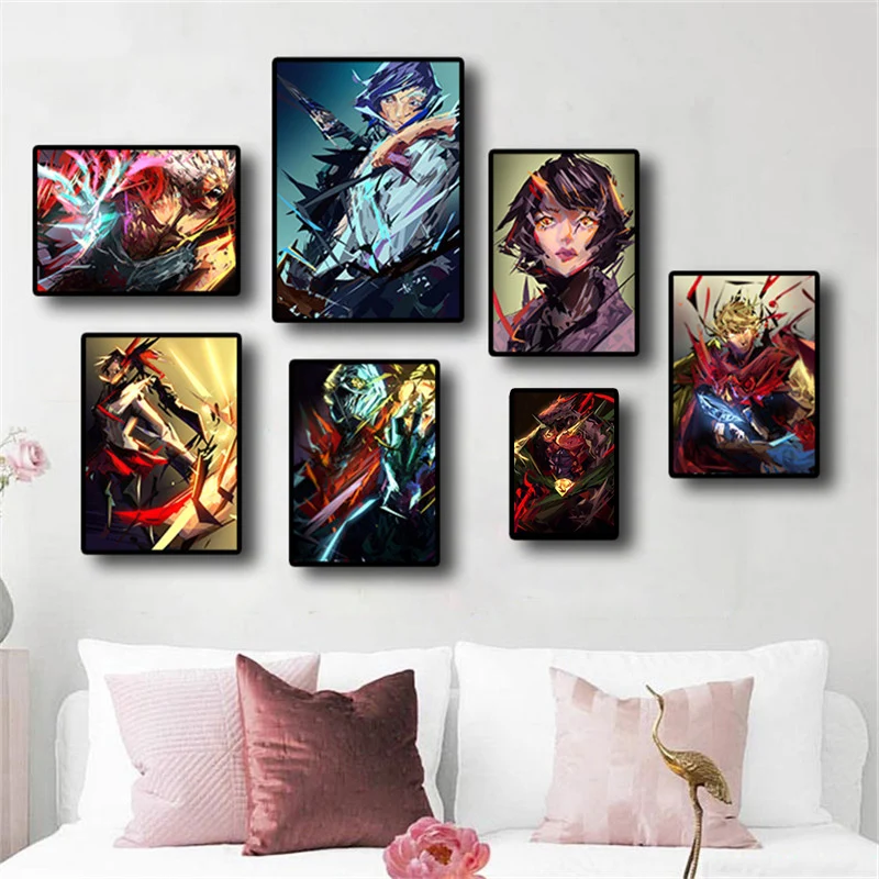 

Японское аниме башня Бога иероглифов красочное абстрактное искусство домашний настенный Декор картина для гостиной качественная Картина ...