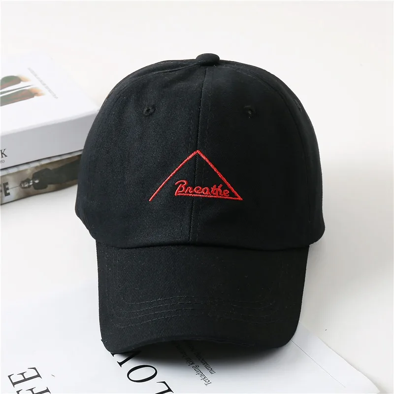 Женская Бейсболка с вышивкой мягкая бейсболка треугольными буквами в стиле