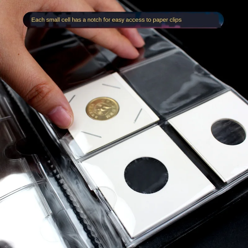 

Mingtai square paper clip book (60 packs/Coin Book/coin location Book/collection book)