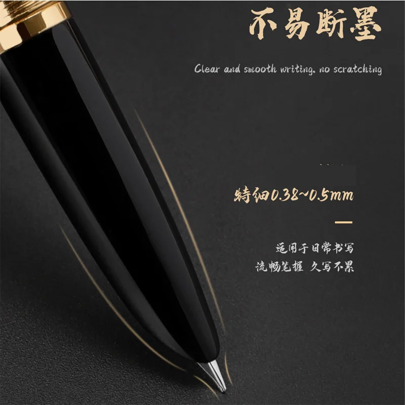 Перьевая ручка Jinhao 85 офисный каллиграфический карандаш с вращающимся колпачком
