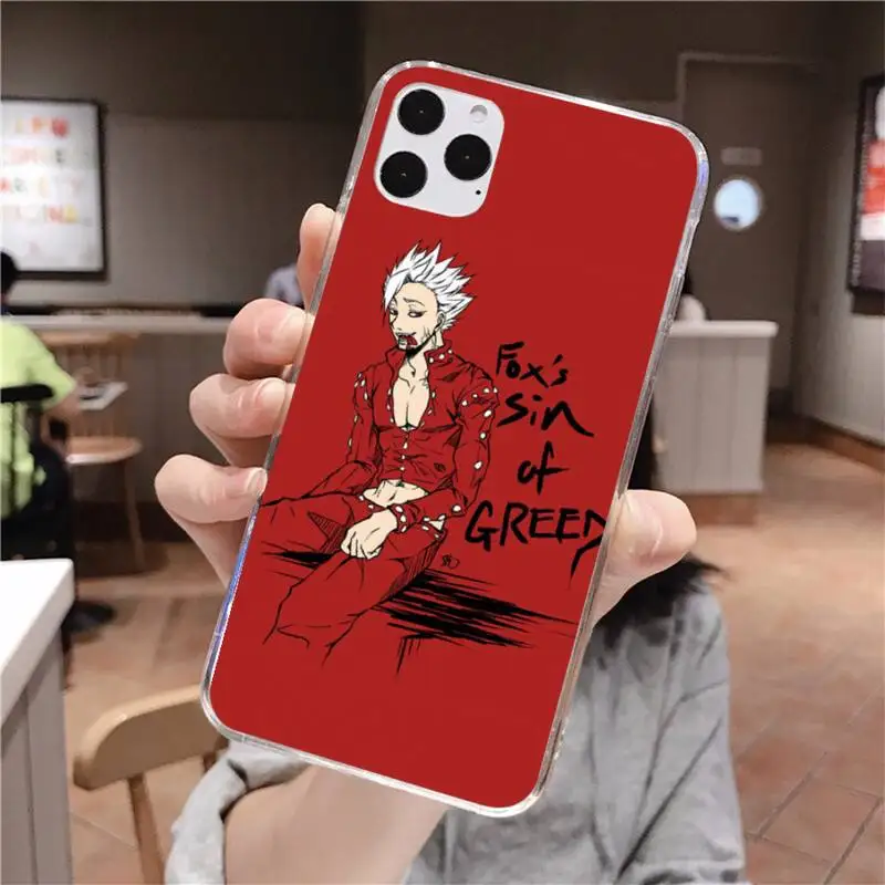 Чехол для телефона Escanor Ban Seven Deadly Sins мягкий силиконовый черный чехол iPhone 11 pro XS MAX 8 7