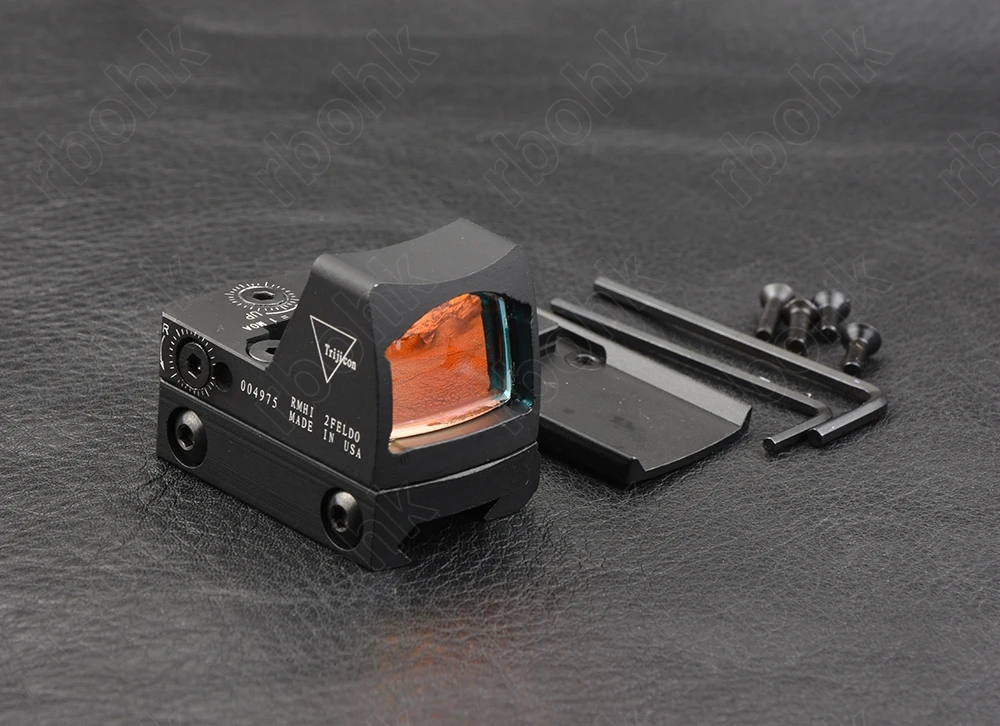 Hunting shooting mini rmr style 1x red dot sight scope for picatinny rail and glock base mount 6 MOA M9410 | Спорт и развлечения