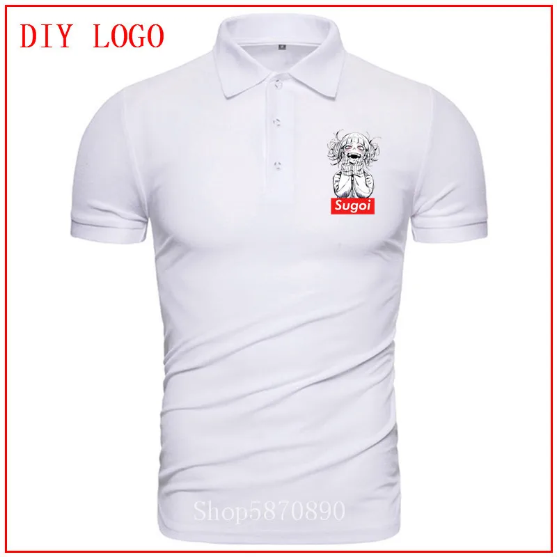 Sugoi Himiko Boku No Hero academic polo shirt 2020 Мужская футболка с принтом уличная Футболка harajuku