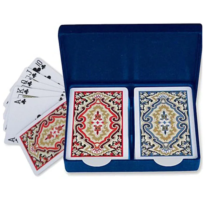 Пластиковые игровые бумажные игральные карты Angora Kem двухуровневые