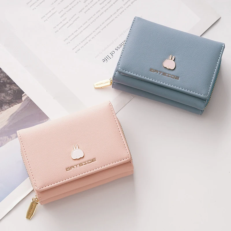 

Fashion PU Leather Women Wallet Design Purse 2020 Zipper Hasp Women Wallet for Credit Cards Coin Pocket carteras mujer