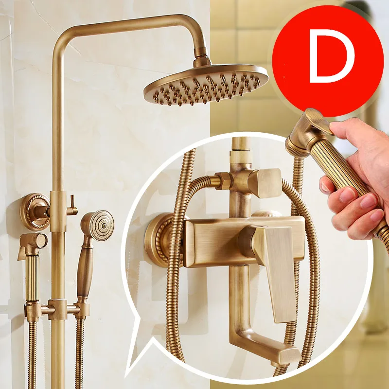 Душевая система настенный смеситель для душа ванной комнаты с высоким давлением