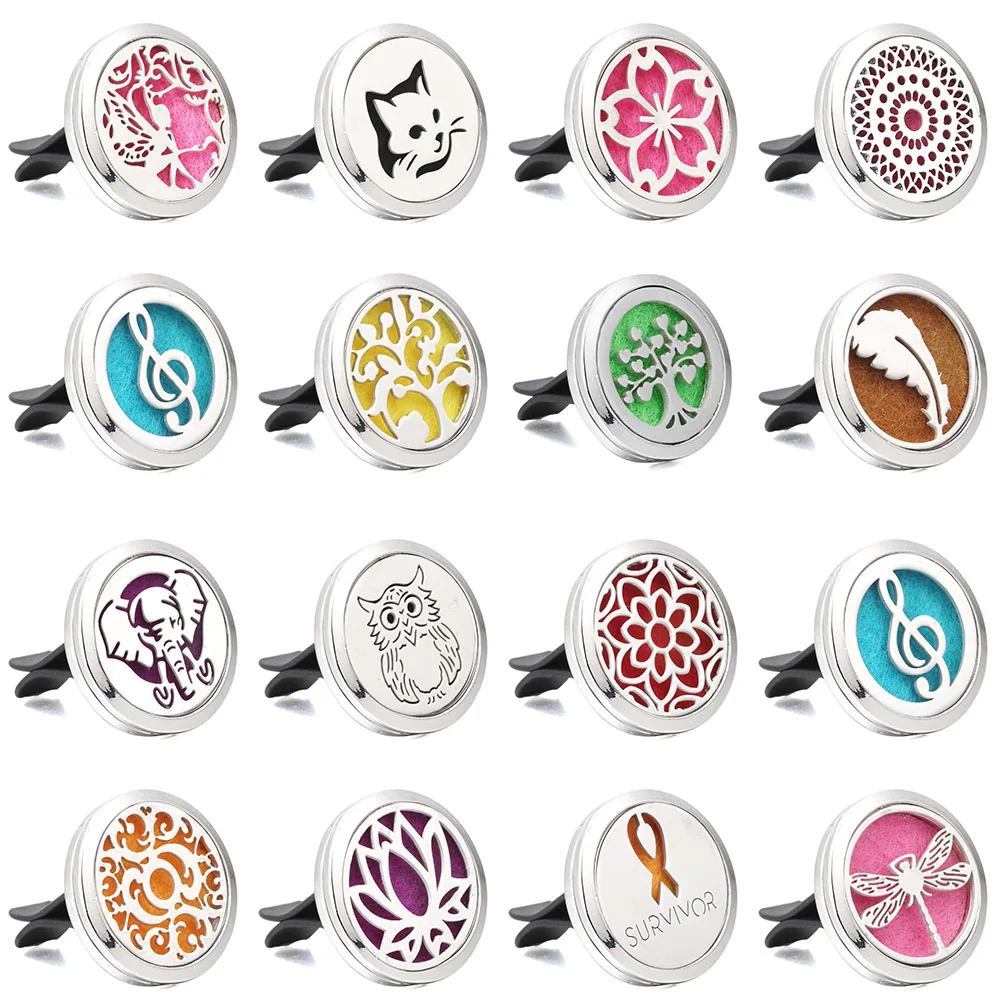 New Car Perfume Diffuser Stainless Steel Heart MOM Freshener Essential Oil Aromatherapy Locket Gift | Украшения и аксессуары