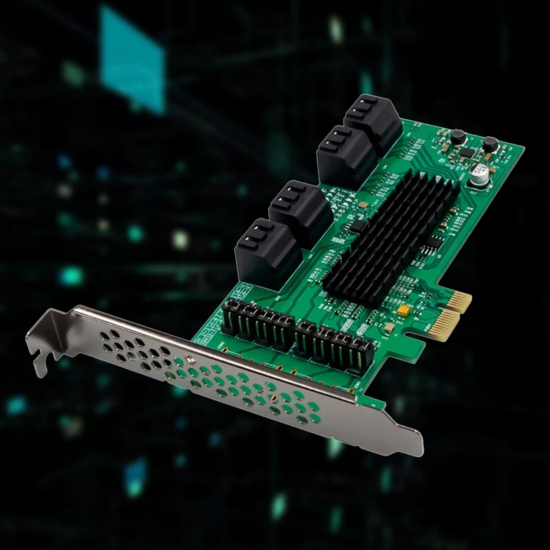 Переходная карта PCI Express SATA 3 0 переходная E X1 с 9215 на 8 портов адаптер для жесткого